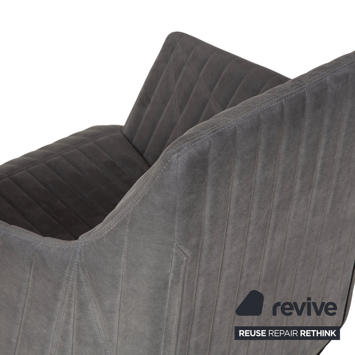 ligne roset Facett Stoff Sessel Grau