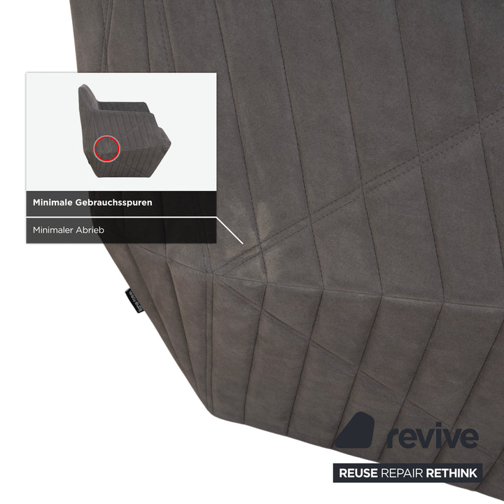 ligne roset Facett Stoff Sessel Grau