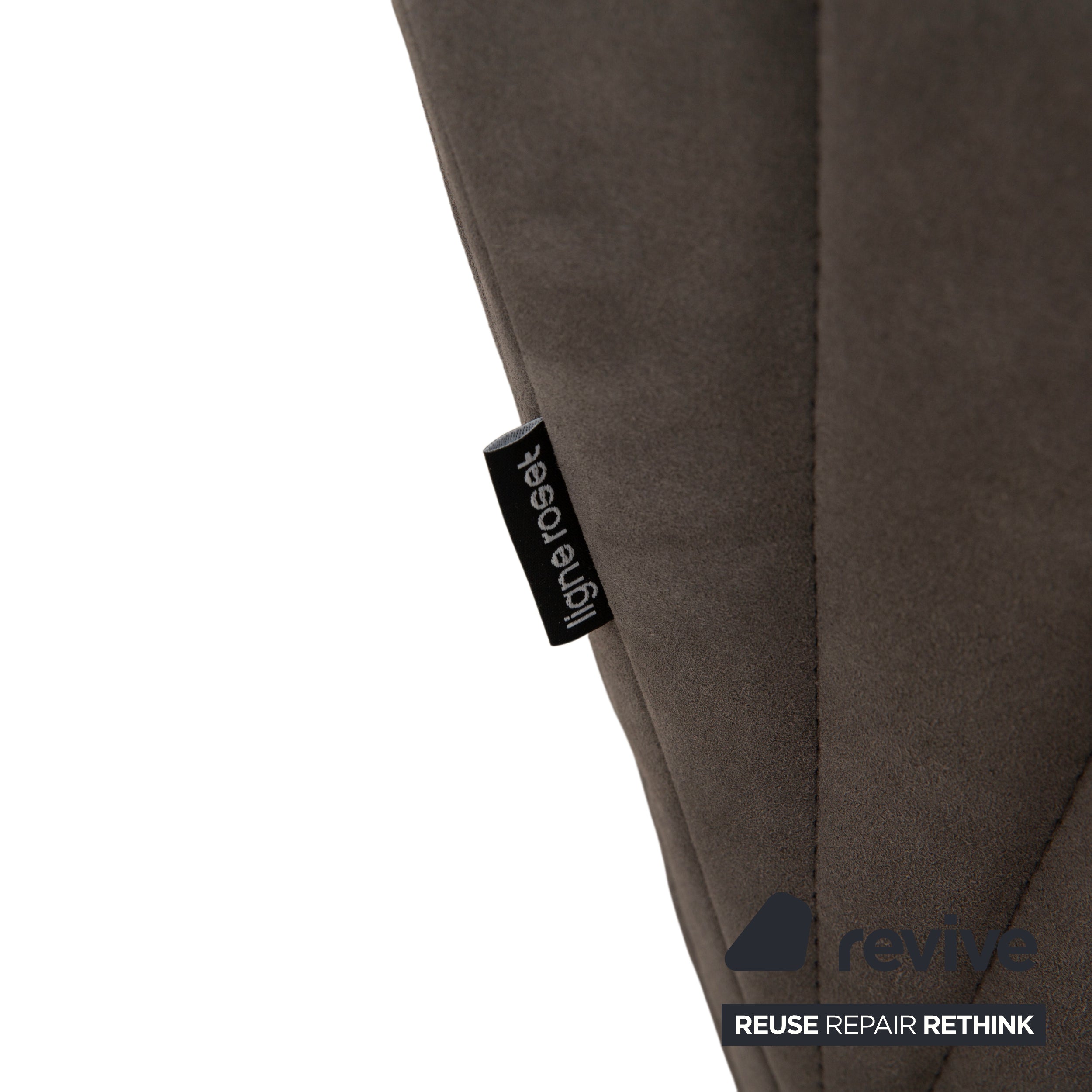 ligne roset facet fabric armchair gray