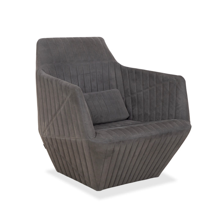 ligne roset Facett Stoff Sessel Grau