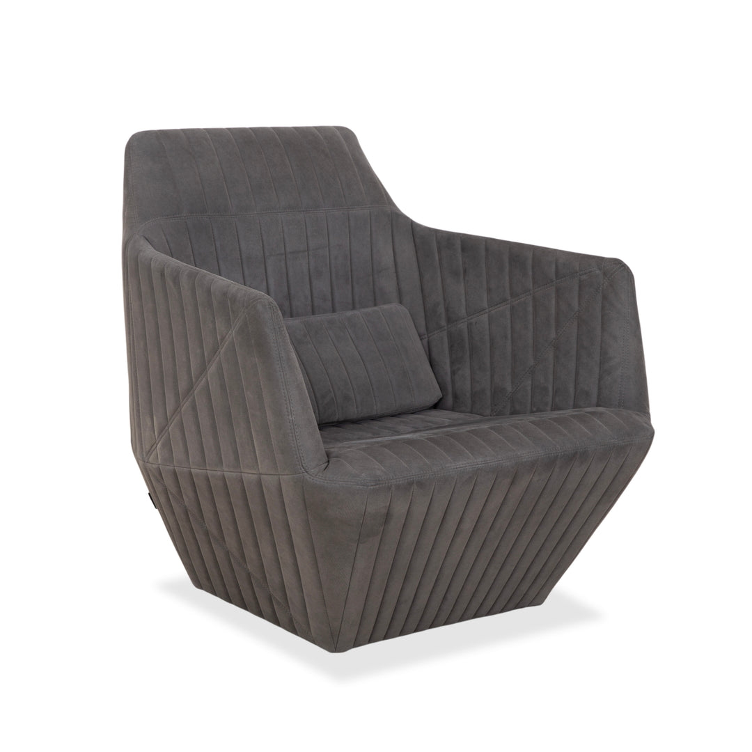 ligne roset Facett Stoff Sessel Grau