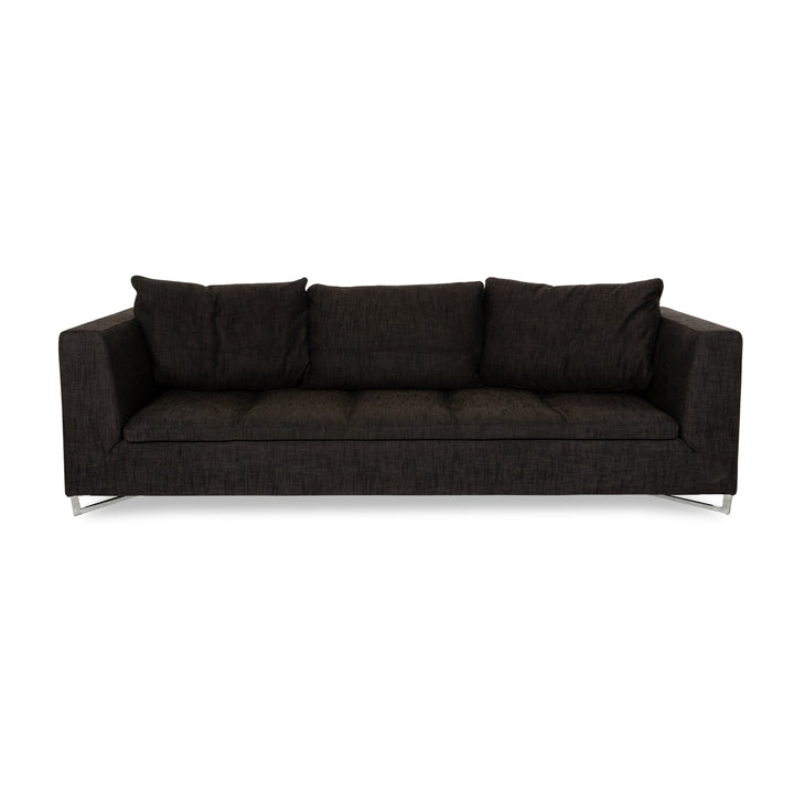 ligne roset Feng fabric three-seater gray sofa couch