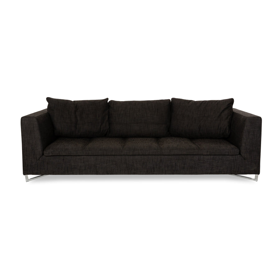 ligne roset Feng fabric three-seater gray sofa couch