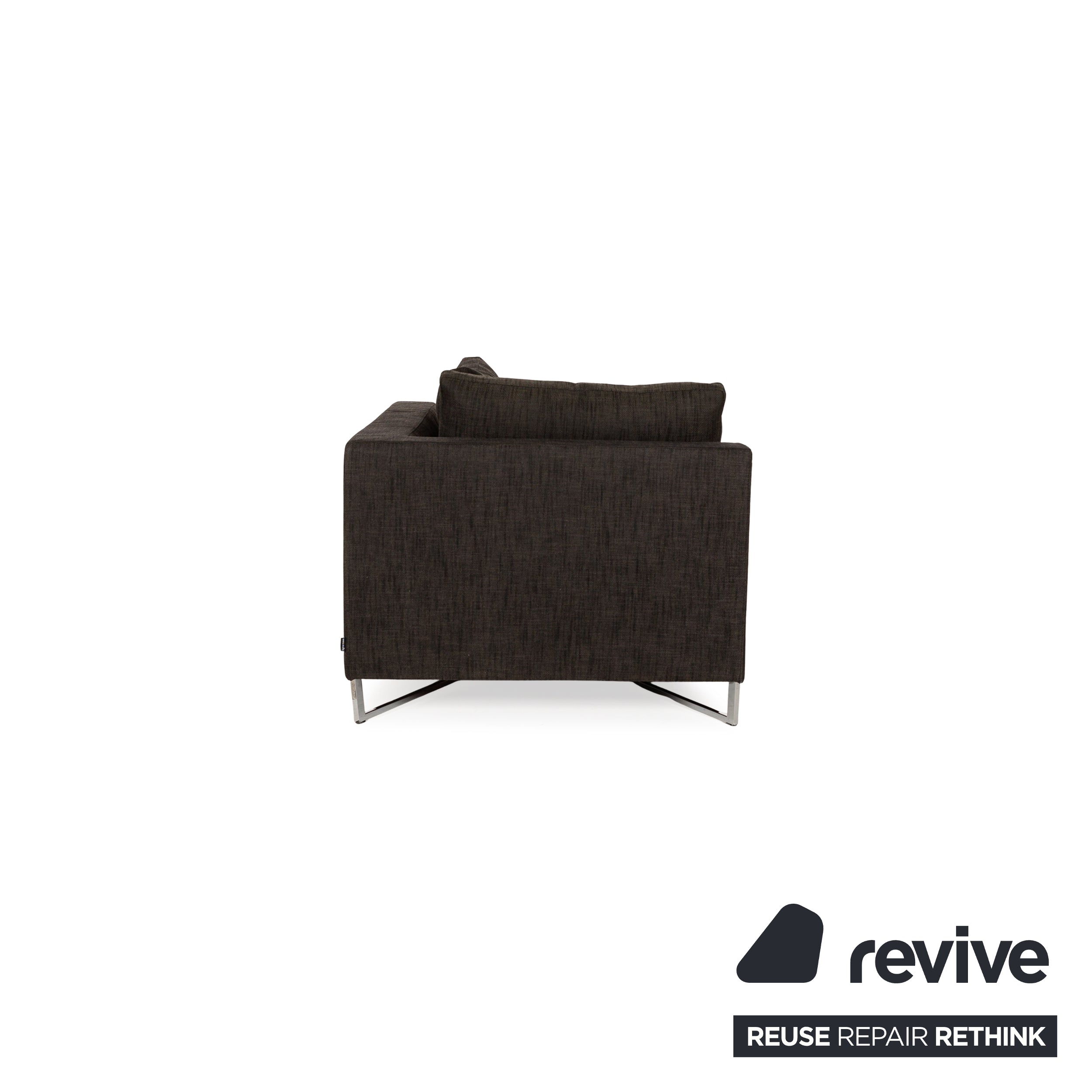 ligne roset Transat en tissu Feng gris