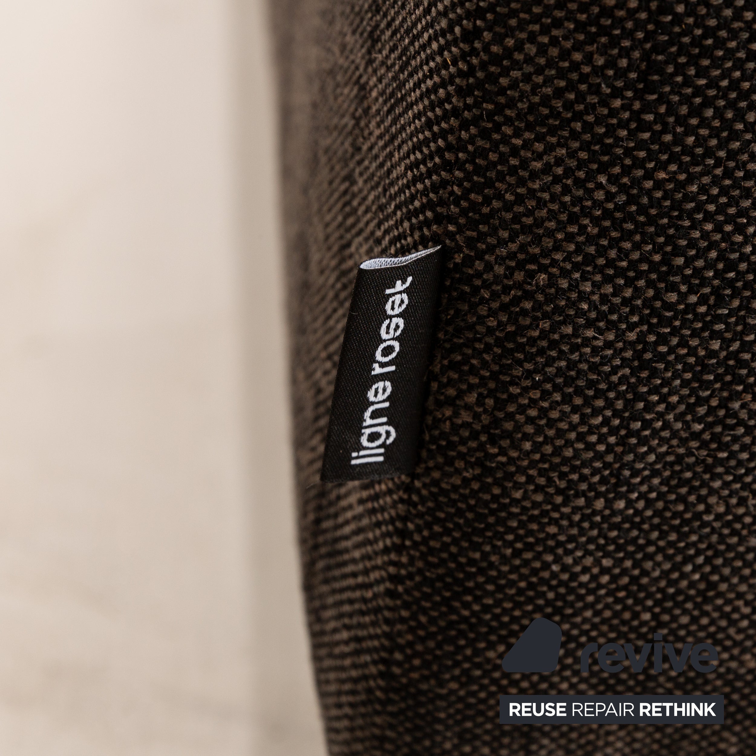 ligne roset Transat en tissu Feng gris