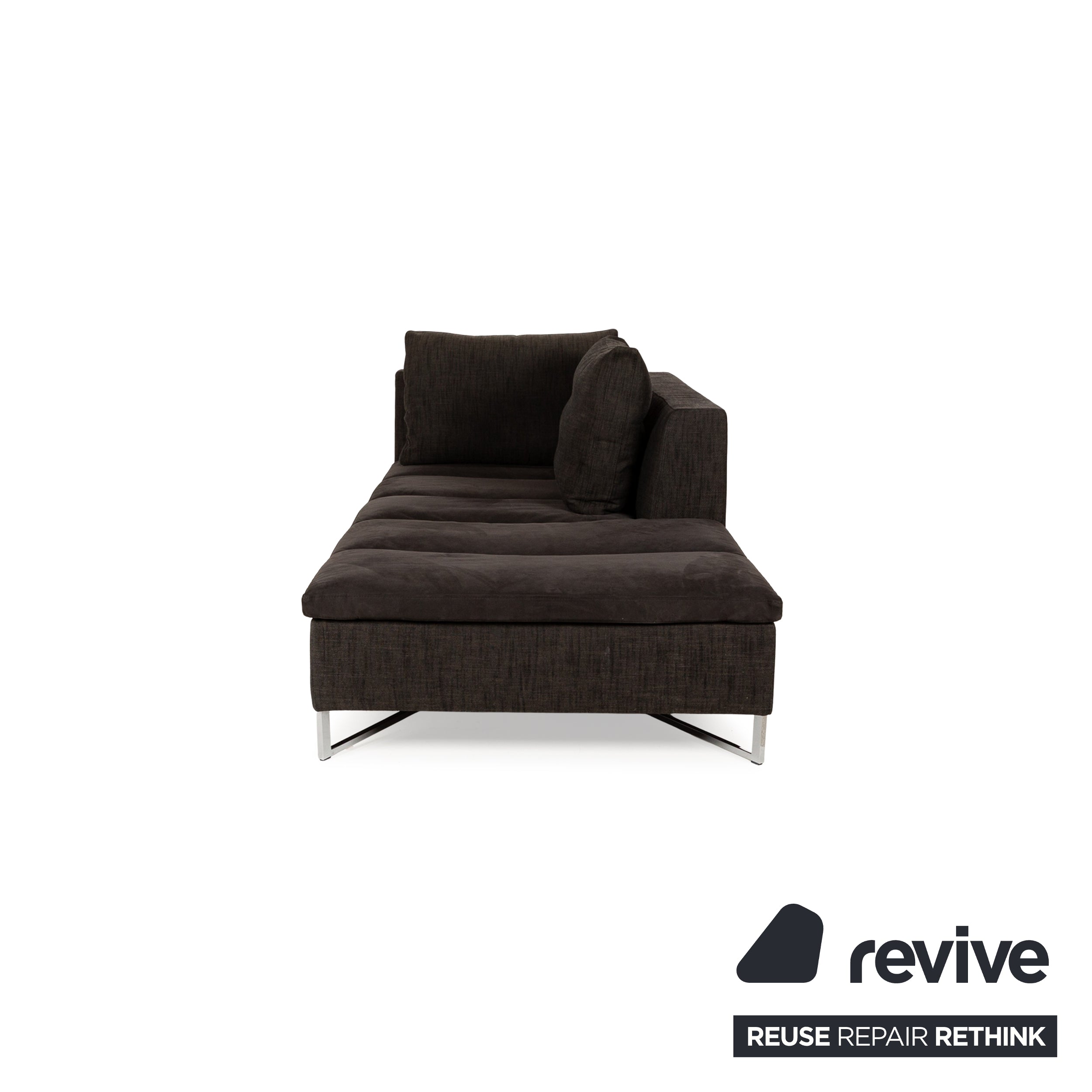 ligne roset Transat en tissu Feng gris