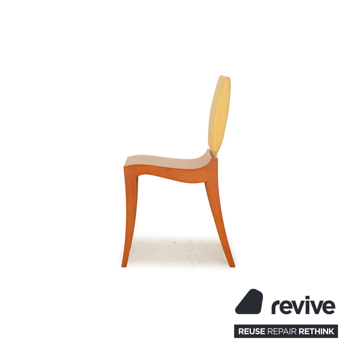 ligne roset Finn wooden chair brown cream