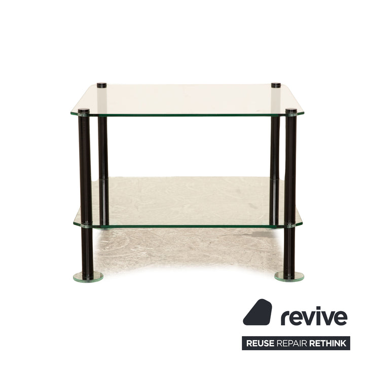 table basse en verre ligne roset noir