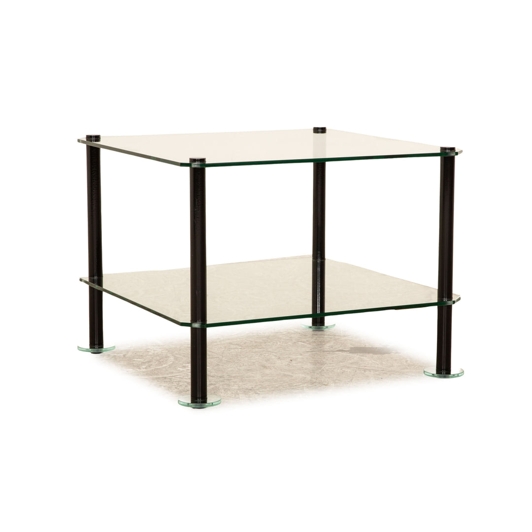 ligne roset Glas Couchtisch Schwarz