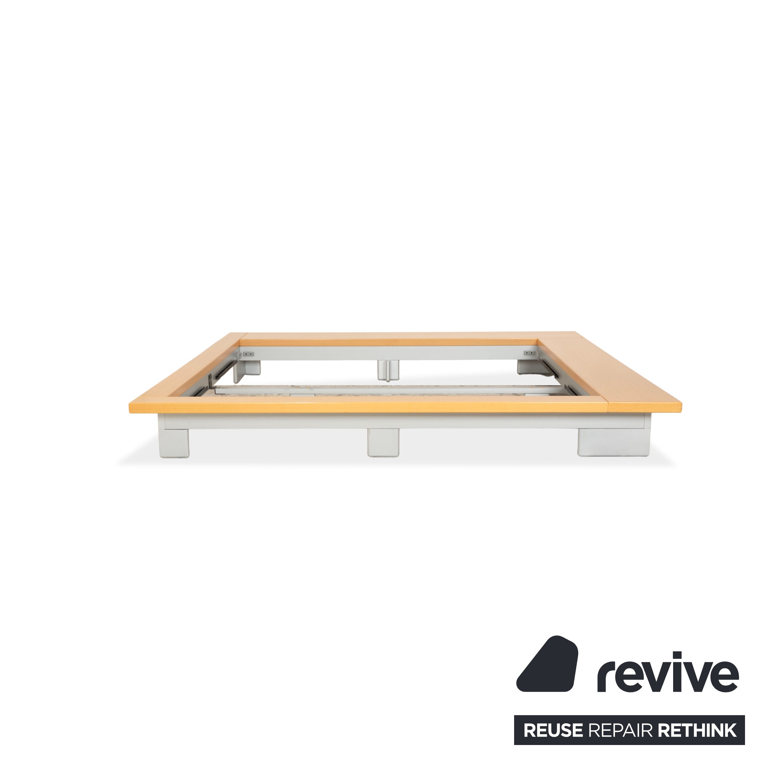 Ligne Roset Holz Bett Doppelbett Braun 200x180 cm