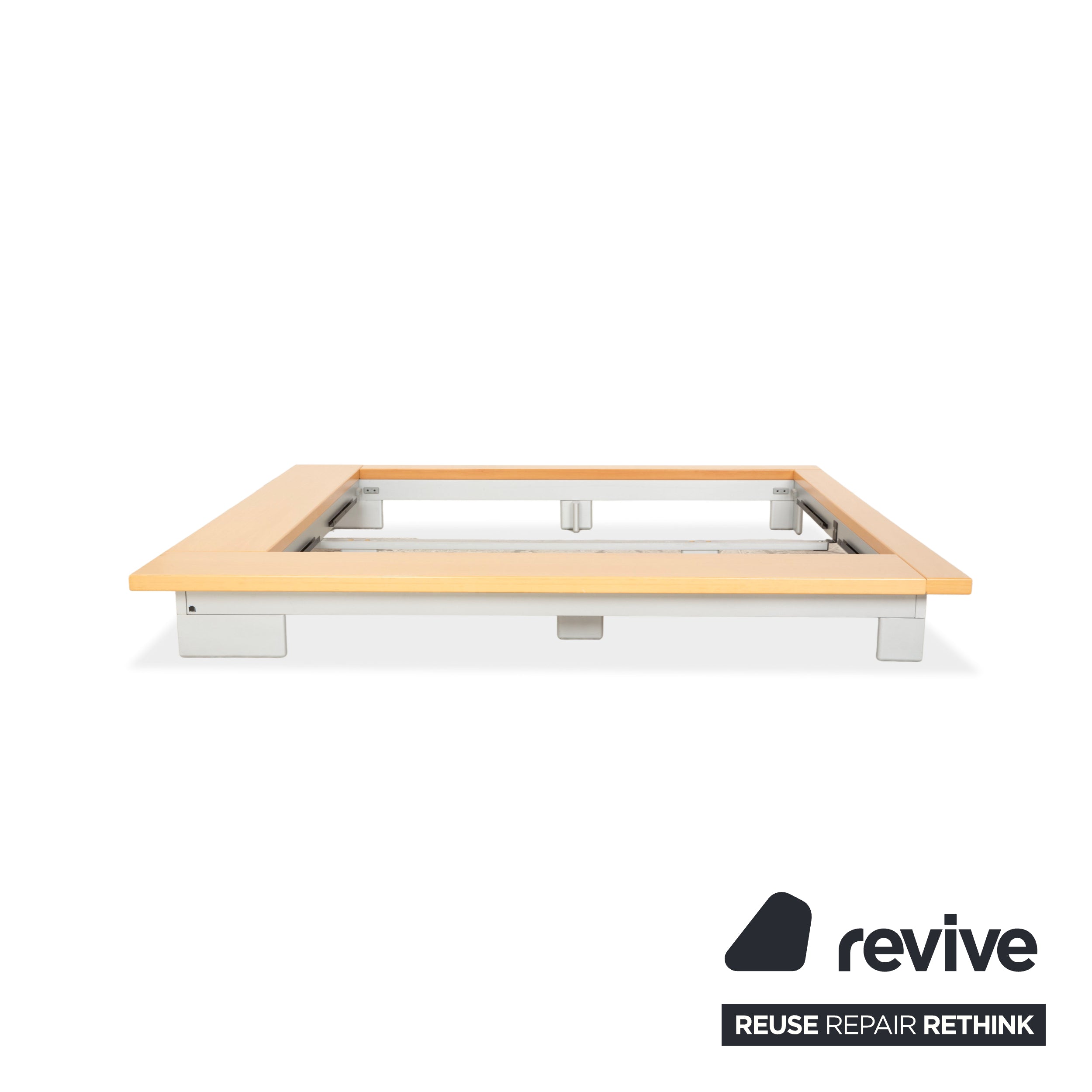 Ligne Roset Holz Bett Doppelbett Braun 200x180 cm