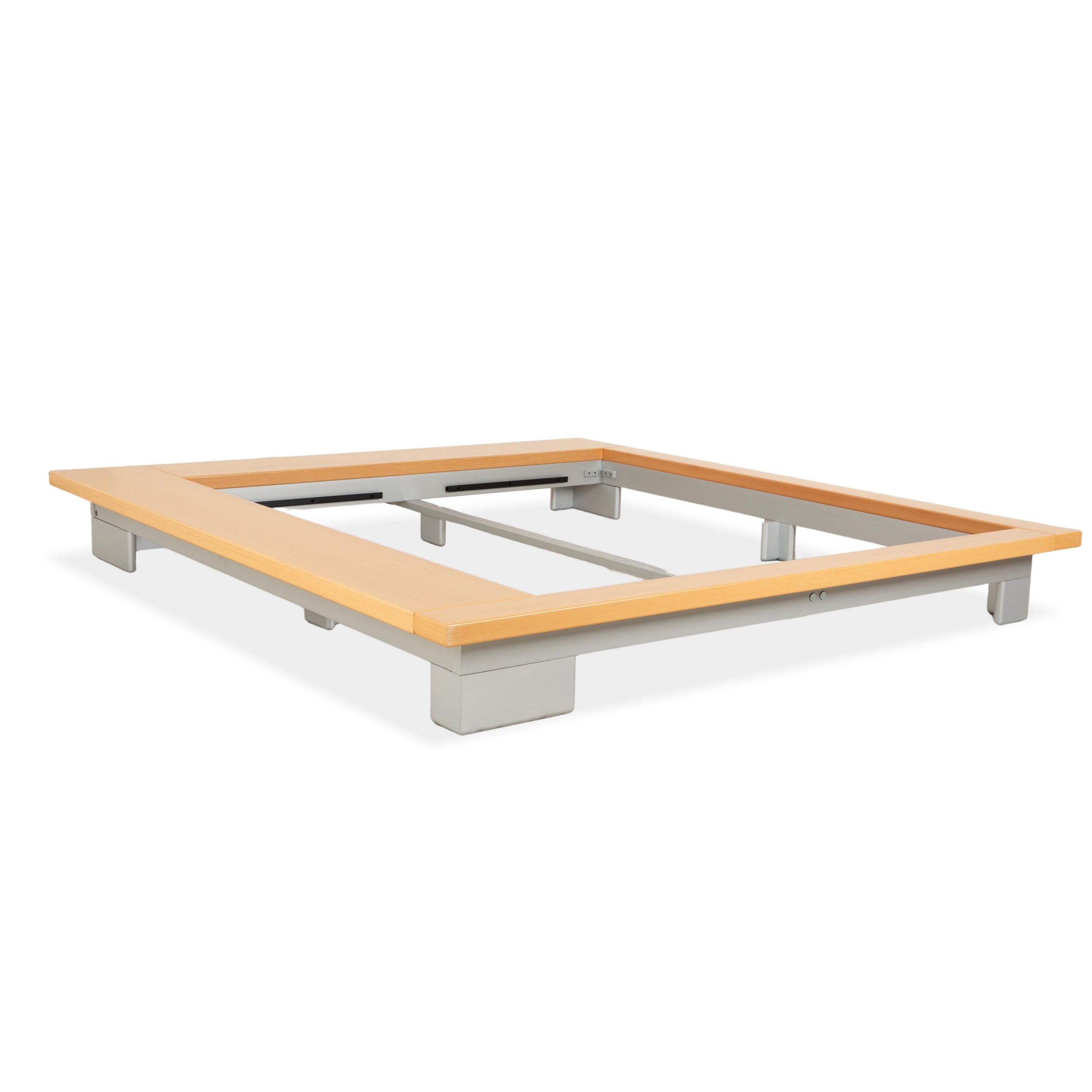 Ligne Roset Holz Bett Doppelbett Braun 200x180 cm