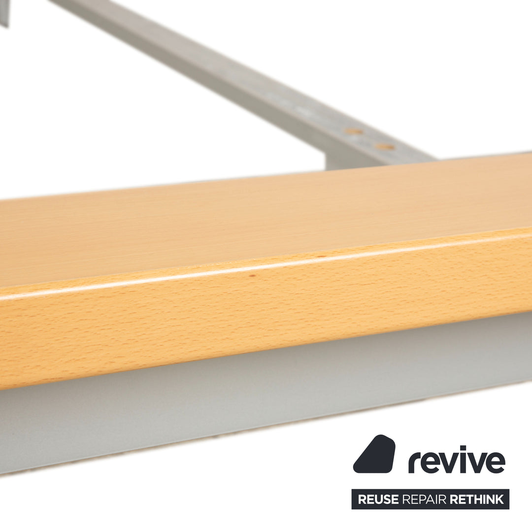 Lit en bois Ligne Roset, lit double, marron, 200 x 180 cm