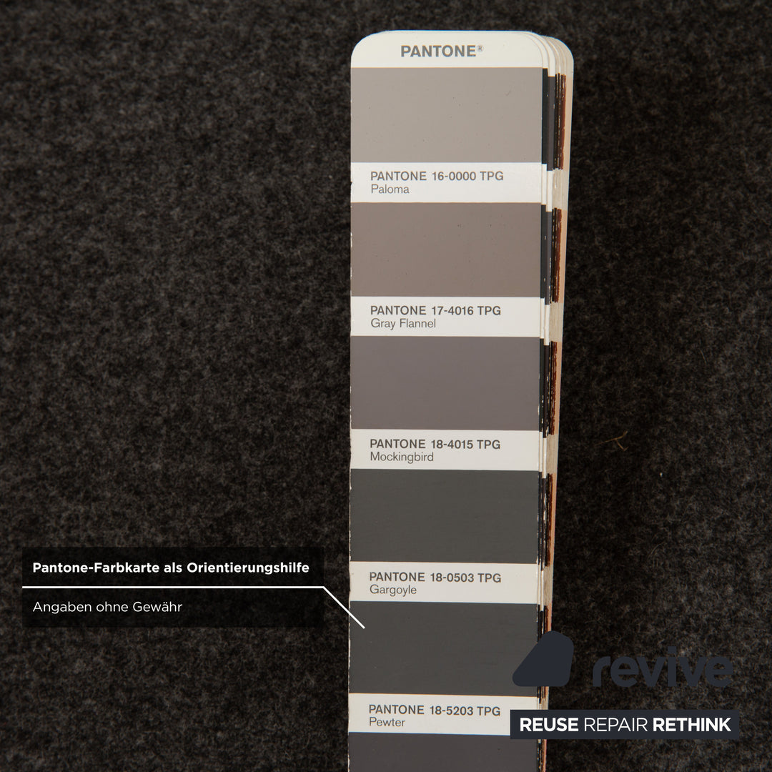 Ligne Roset Holz Bett Weiß Dunkelgrau 140 x 200 cm