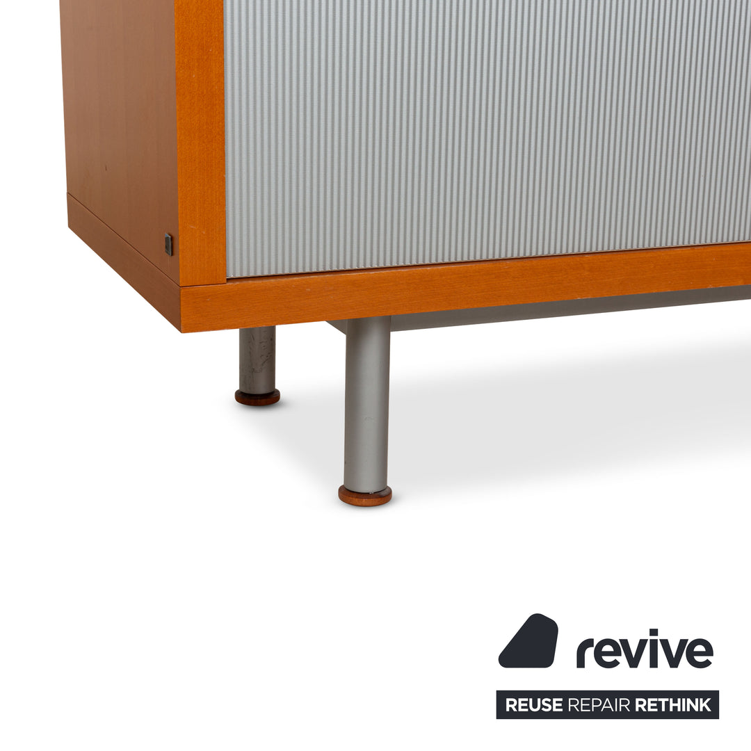 ligne roset wooden sideboard brown