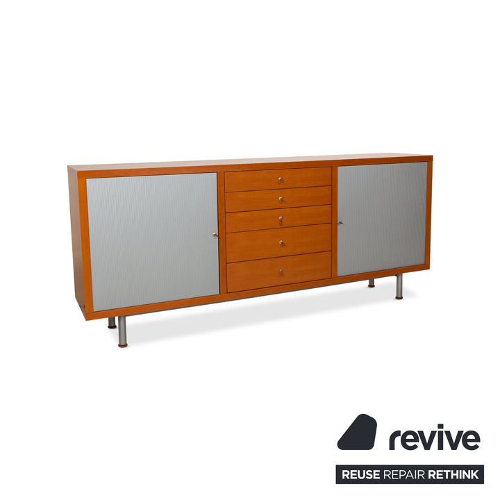 ligne roset wooden sideboard brown