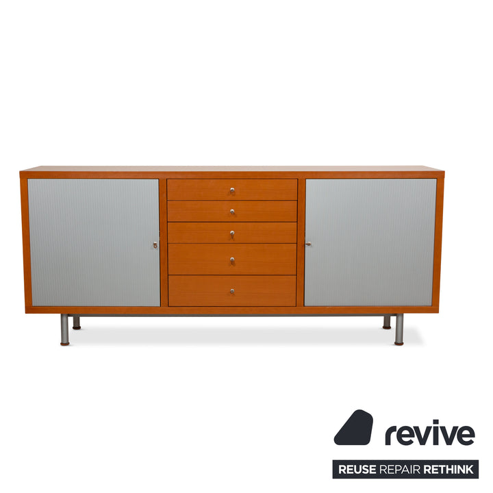 ligne roset wooden sideboard brown