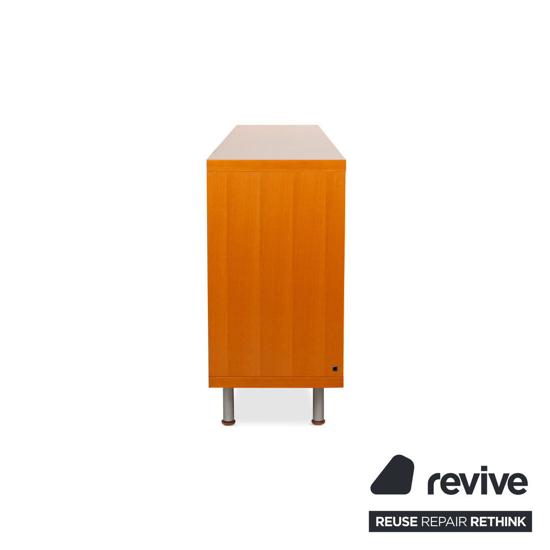 ligne roset wooden sideboard brown