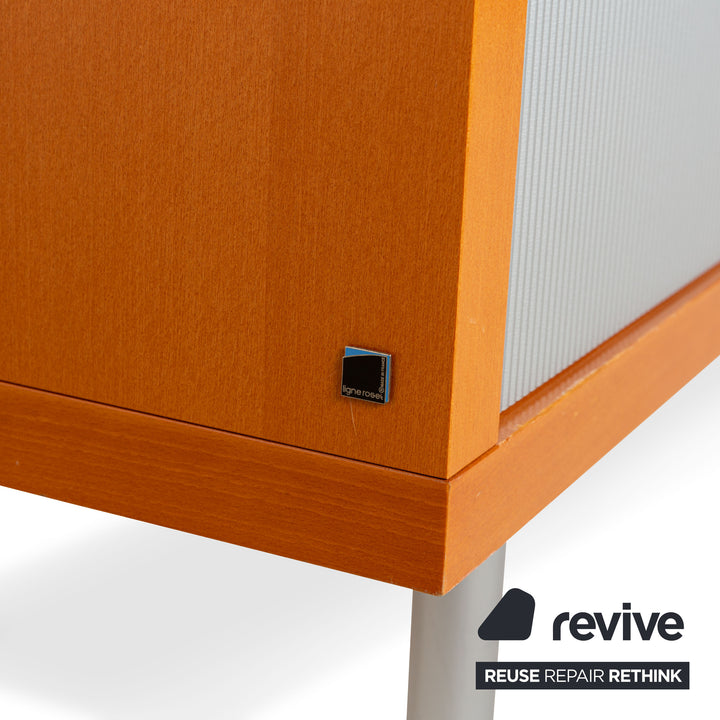 ligne roset wooden sideboard brown