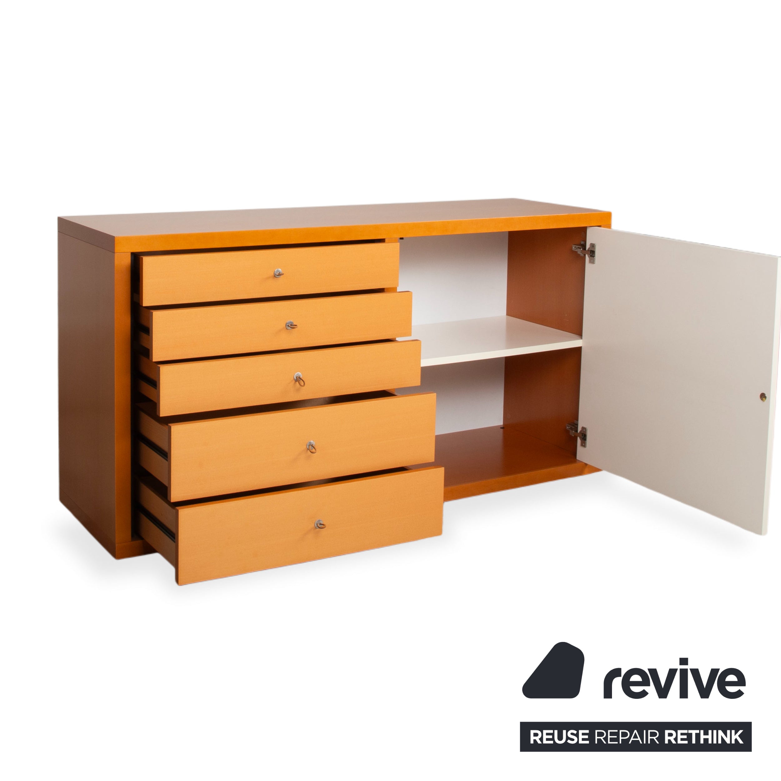 Ligne Roset Holz Sideboard Braun Birnbaum