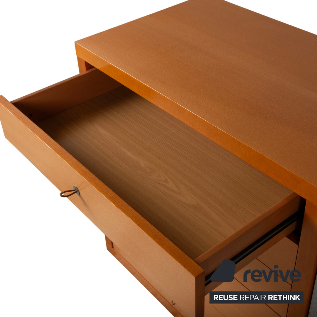 Ligne Roset Wooden Sideboard Brown Pearwood