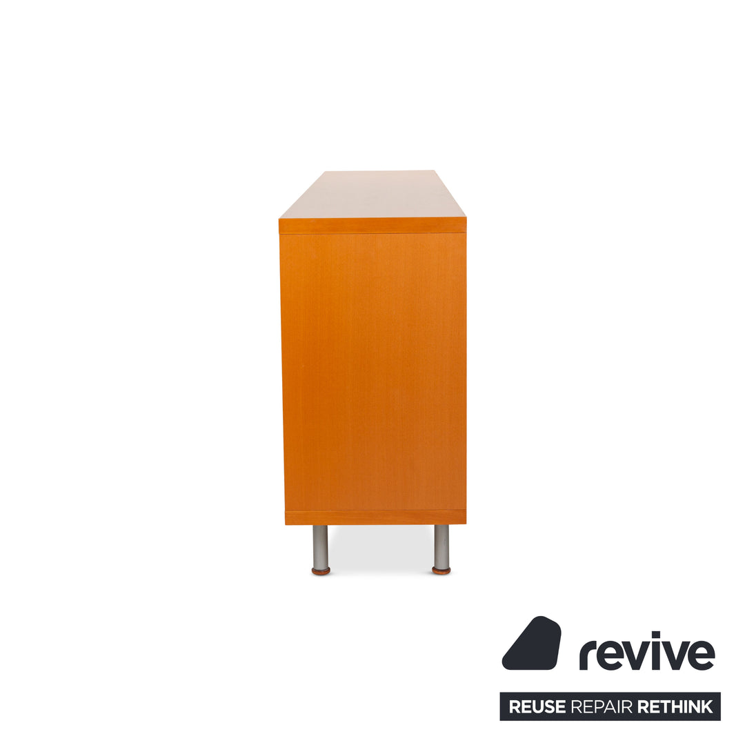 ligne roset wooden sideboard brown