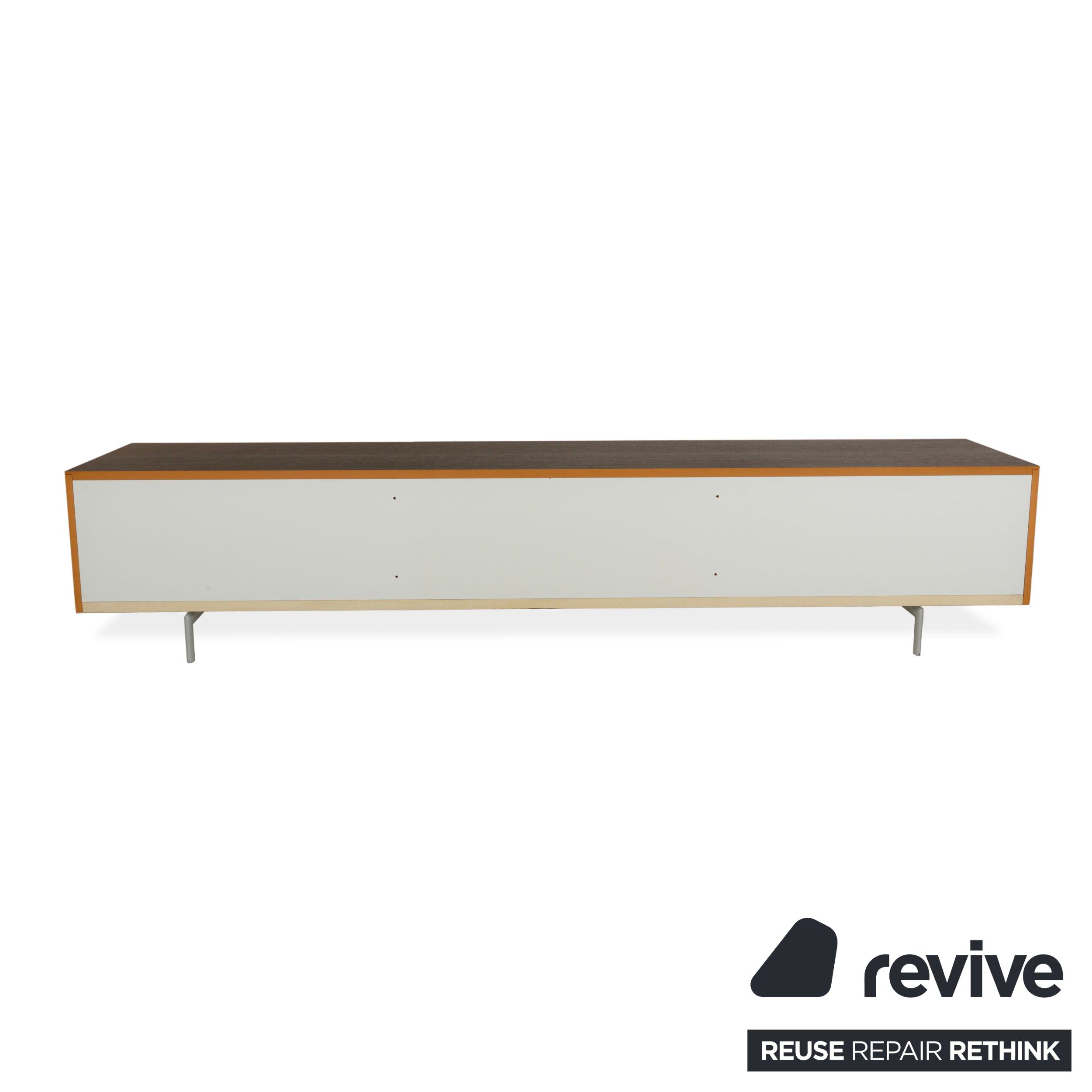 Ligne Roset Buffet en Bois Gris Marron Lowboard