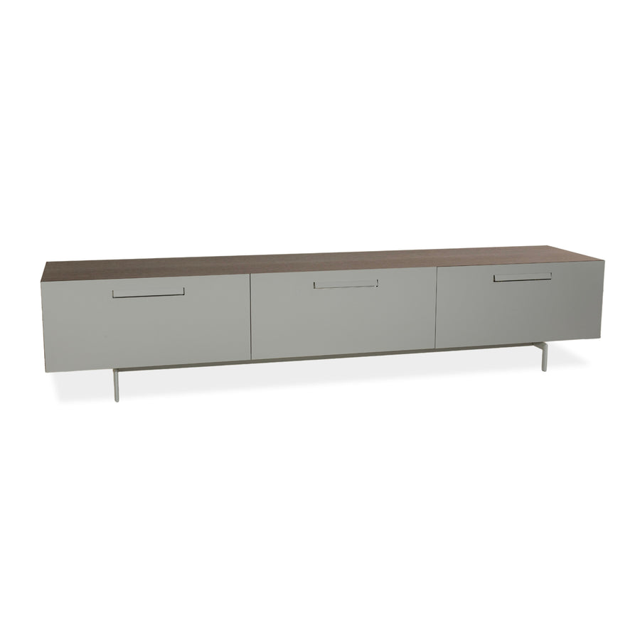 Ligne Roset Buffet en Bois Gris Marron Lowboard