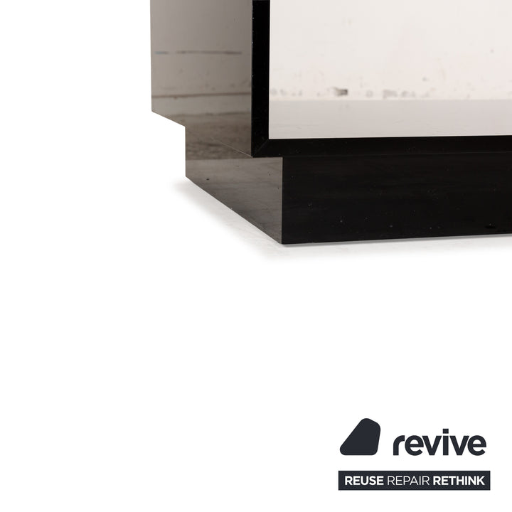 Ligne Roset Holz Sideboard Schwarz Hochglanz Lowboard