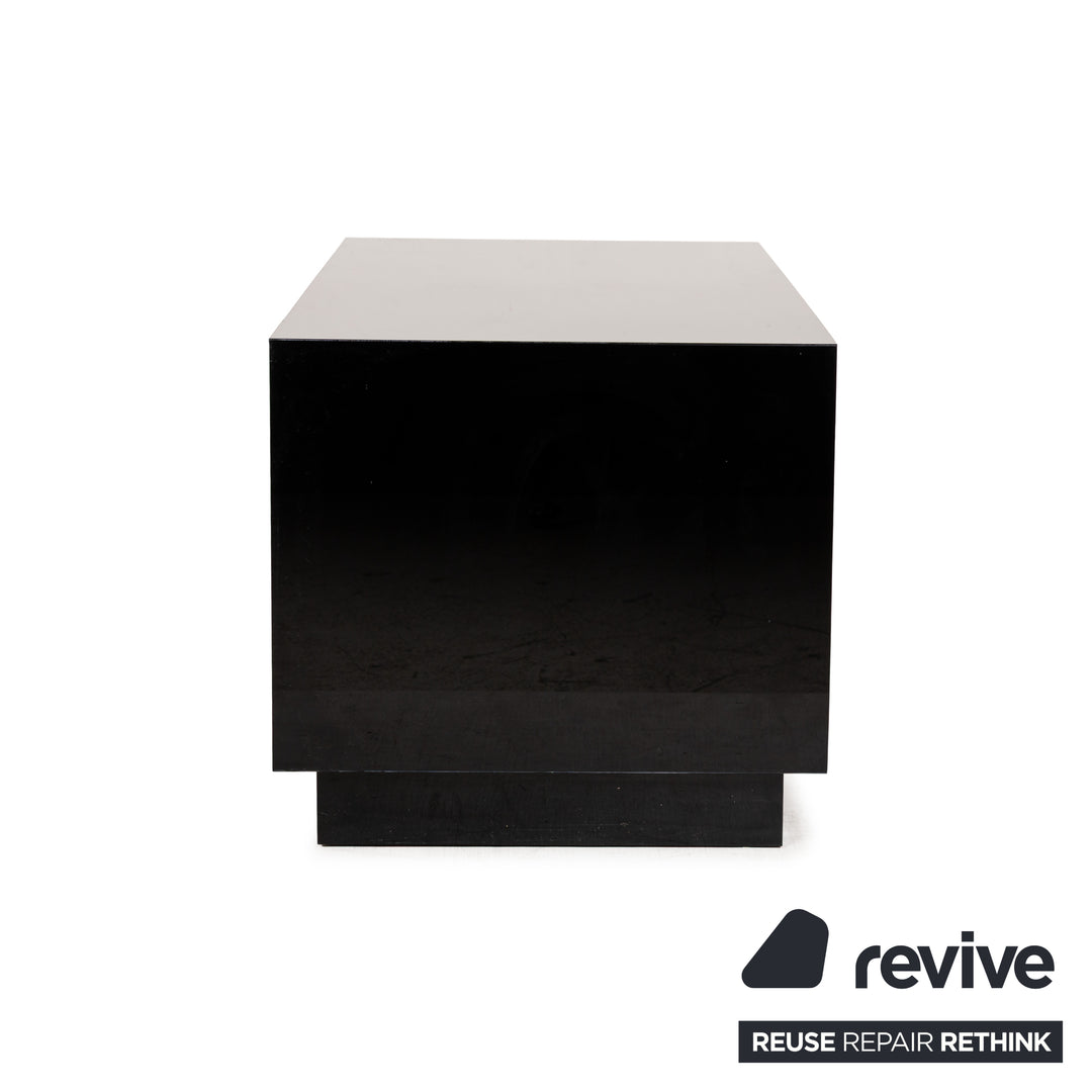 Ligne Roset Holz Sideboard Schwarz Hochglanz Lowboard