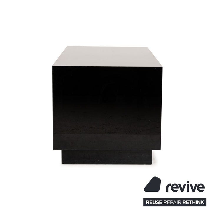 Ligne Roset Holz Sideboard Schwarz Hochglanz Lowboard