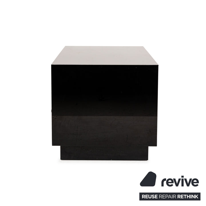 Ligne Roset Holz Sideboard Schwarz Hochglanz Lowboard