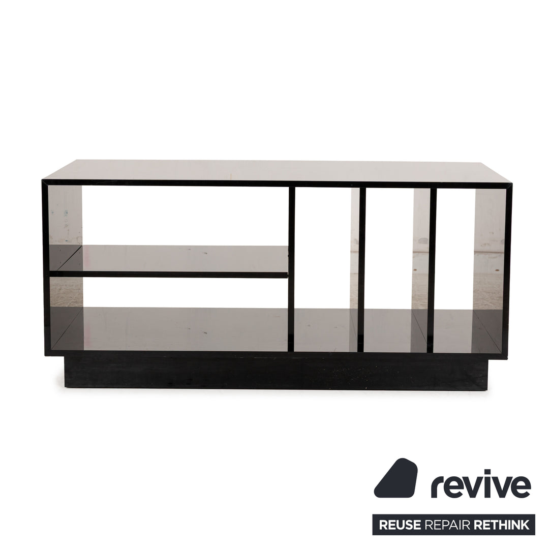 Ligne Roset Holz Sideboard Schwarz Hochglanz Lowboard