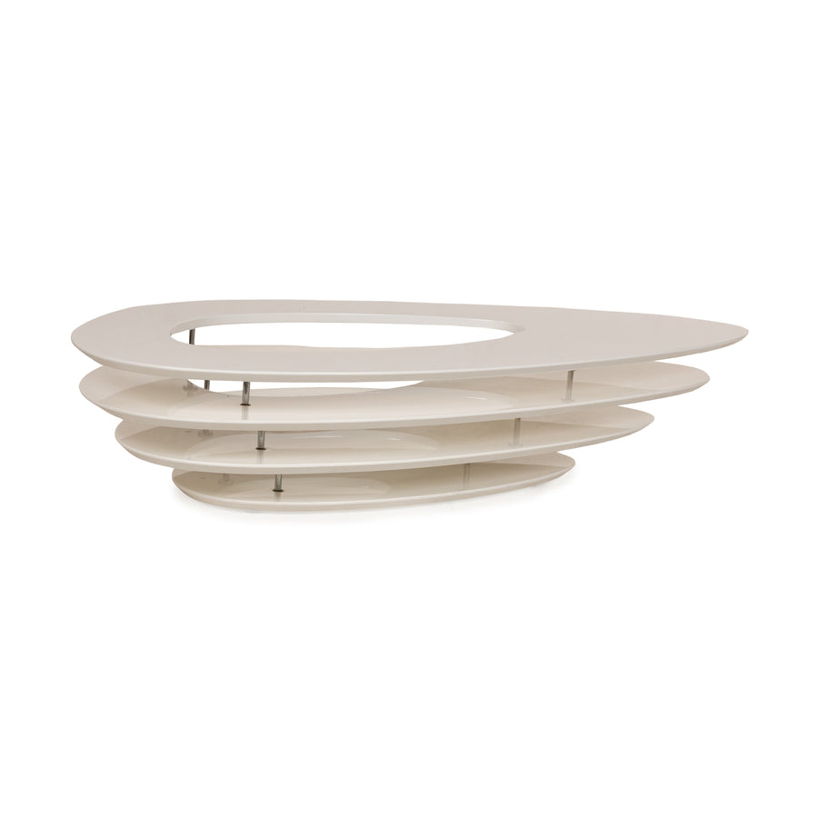 Ligne Roset Interstice wooden coffee table white