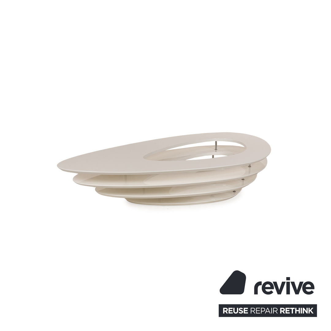 Ligne Roset Interstice wooden coffee table white