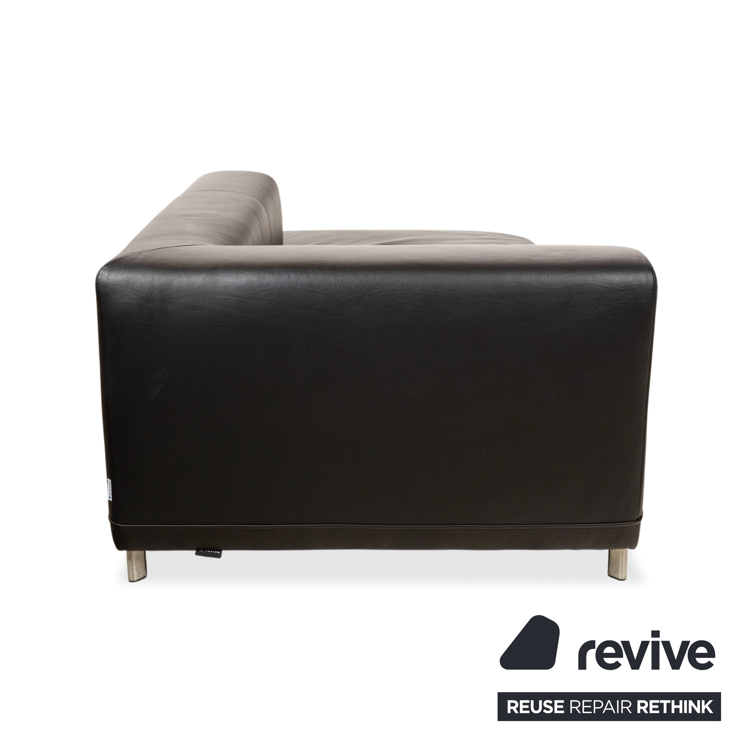 Ligne Roset læder daybed sort