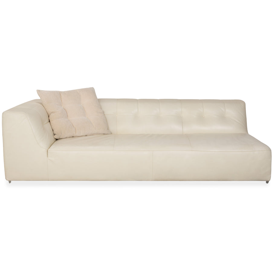 ligne roset Malhoun Leder Viersitzer Creme Sofa Couch