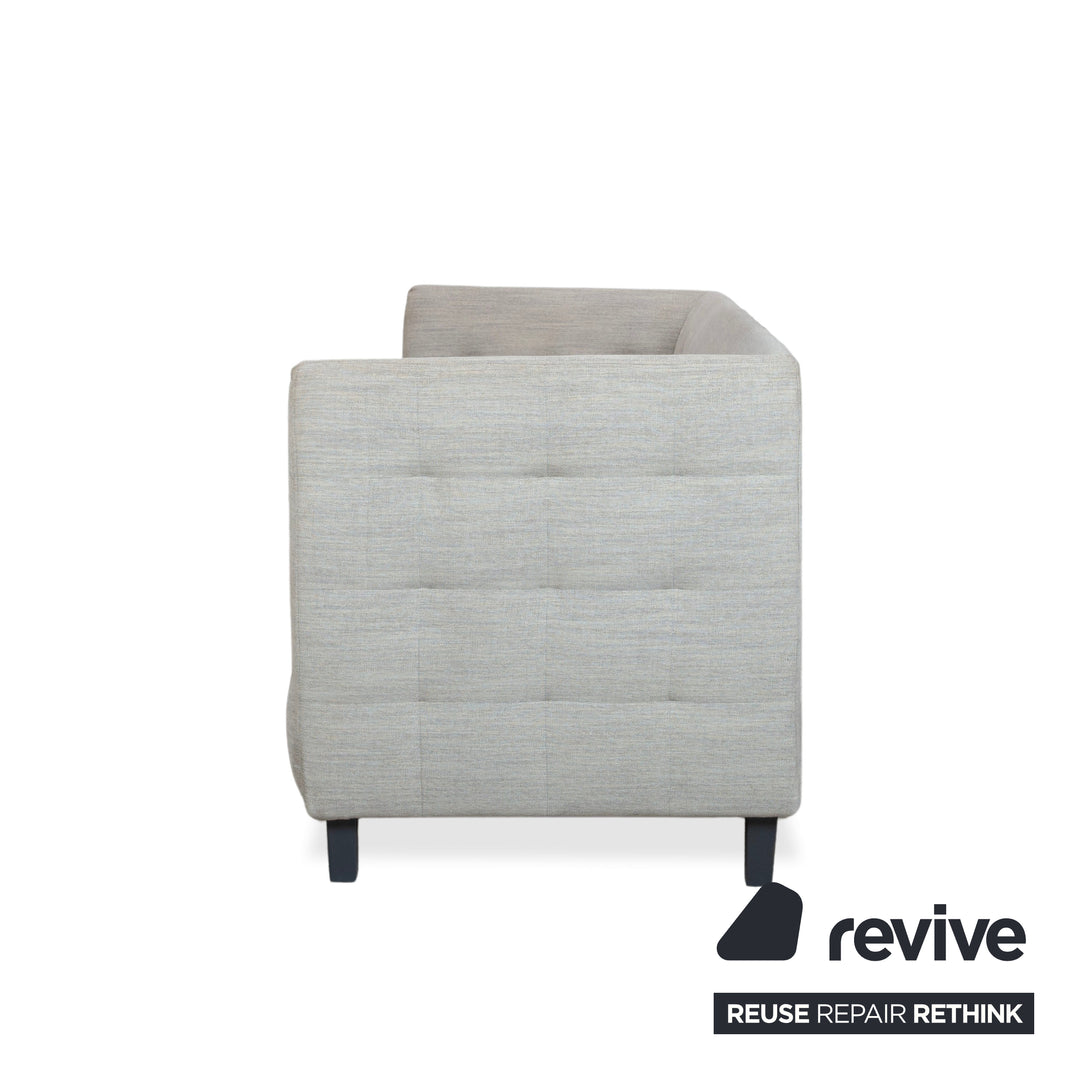 Ligne Roset MCD Stoff Dreisitzer Grau Beige Taupe Sofa Couch
