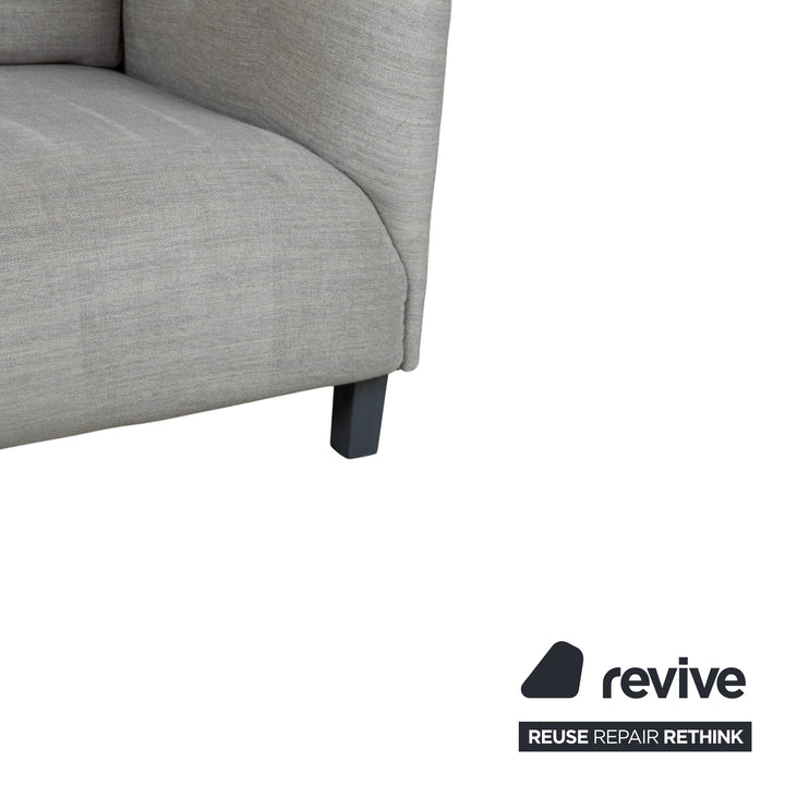 Ligne Roset MCD Stoff Dreisitzer Grau Beige Taupe Sofa Couch