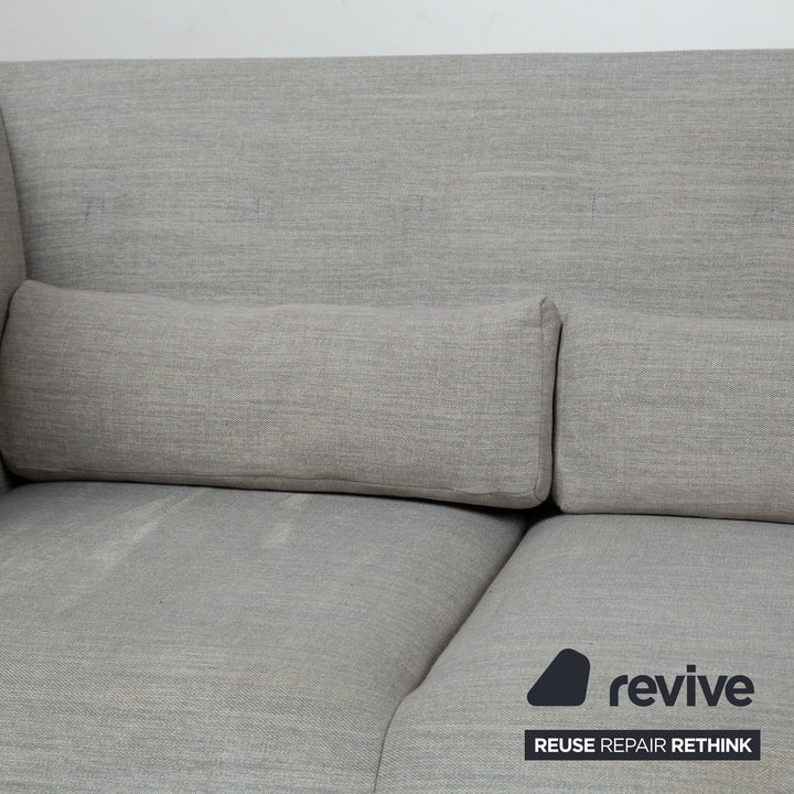 Ligne Roset MCD Stoff Dreisitzer Grau Beige Taupe Sofa Couch