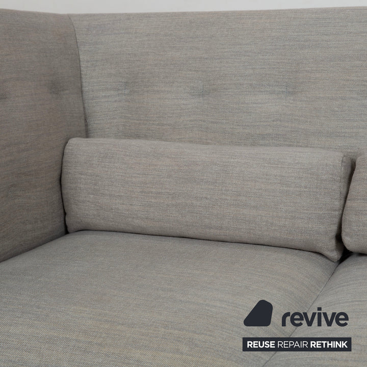 Ligne Roset MCD Stoff Dreisitzer Grau Beige Taupe Sofa Couch