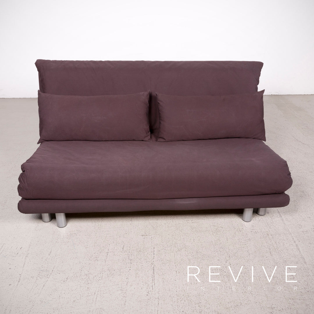 ligne roset Multy designer fabric sofa gray three-seater couch function sofa bed sofa bed #8164