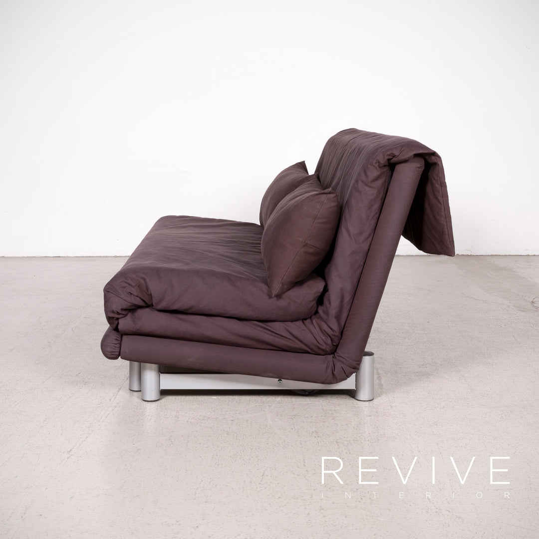 ligne roset Multy designer fabric sofa gray three-seater couch function sofa bed sofa bed #8164
