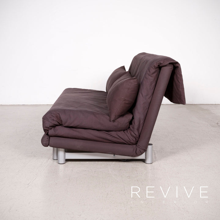 ligne roset Multy designer fabric sofa gray three-seater couch function sofa bed sofa bed #8164