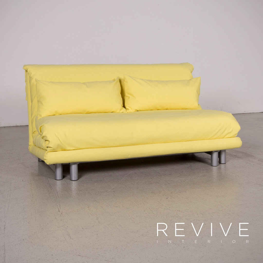 ligne roset Multy Designer Stoff Sofa Gelb Dreisitzer Funktion #7487