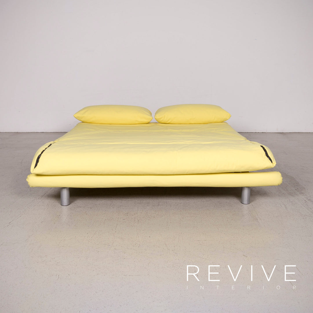 ligne roset Multy Designer Stoff Sofa Gelb Dreisitzer Funktion #7487