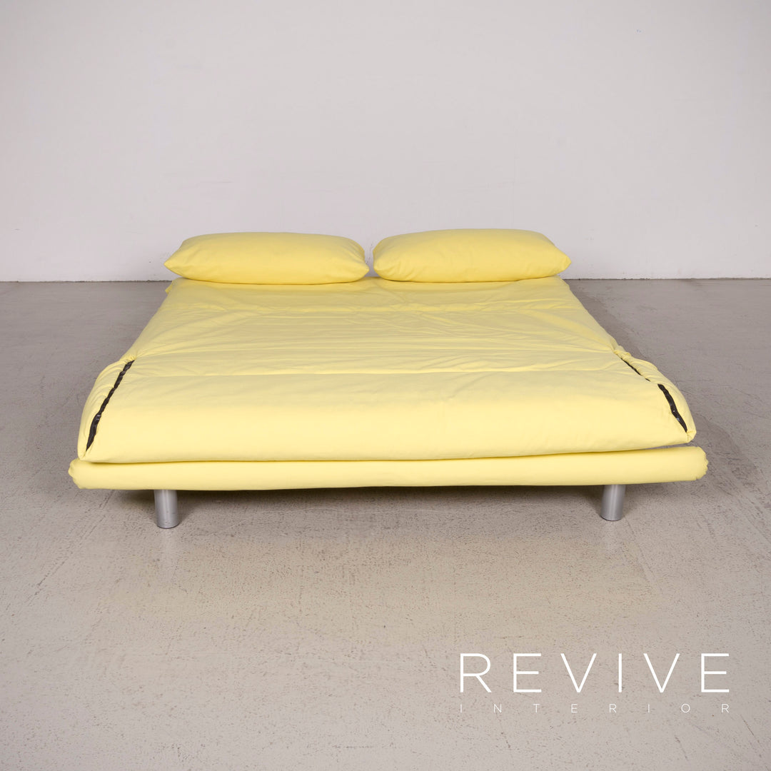 ligne roset Multy Calin Designer Stoff Sofa Garnitur Gelb Dreisitzer Sessel Couch Funktion #8319