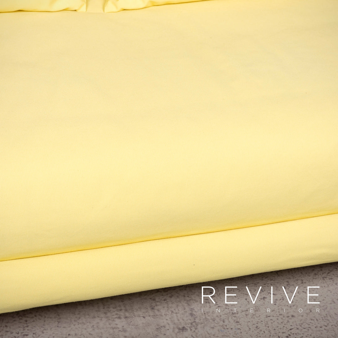 ligne roset Multy Designer Stoff Sofa Gelb Dreisitzer Funktion #7487