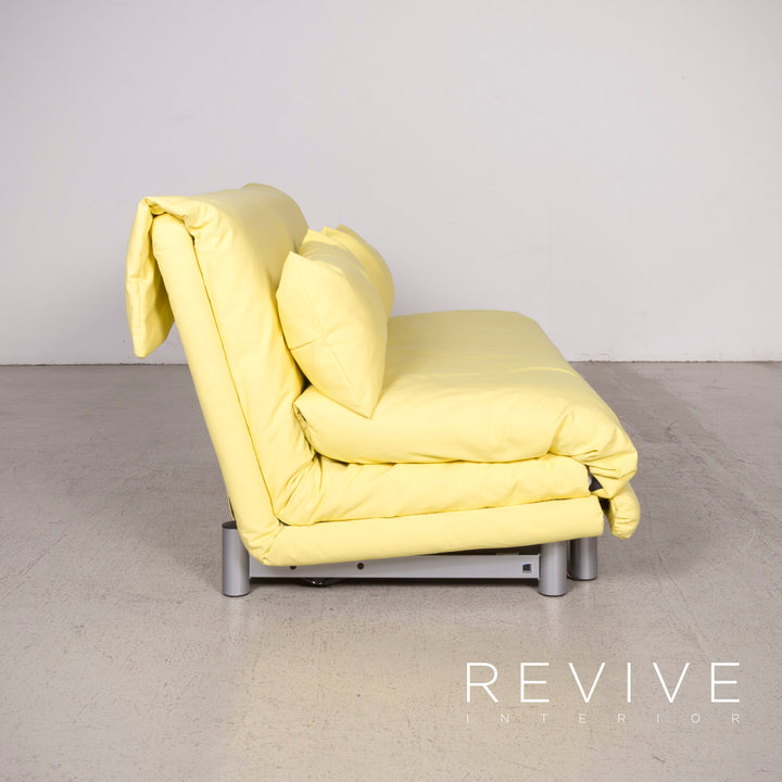 ligne roset Multy Calin Designer Stoff Sofa Garnitur Gelb Dreisitzer Sessel Couch Funktion #8319