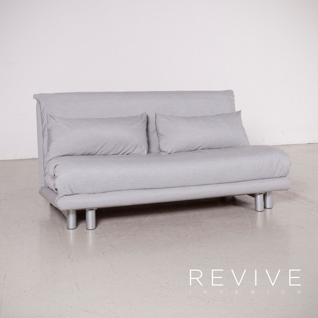ligne roset Multy Designer Stoff Sofa Grau Zweisitzer Couch Funktion #7985